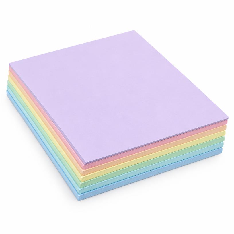 Papel Color Plus A4 Tons Pastel 180g — 60 Folhas